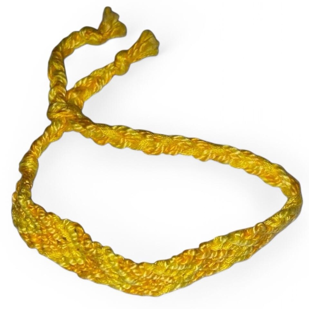 Yellow Chevron Friendship Bracelet